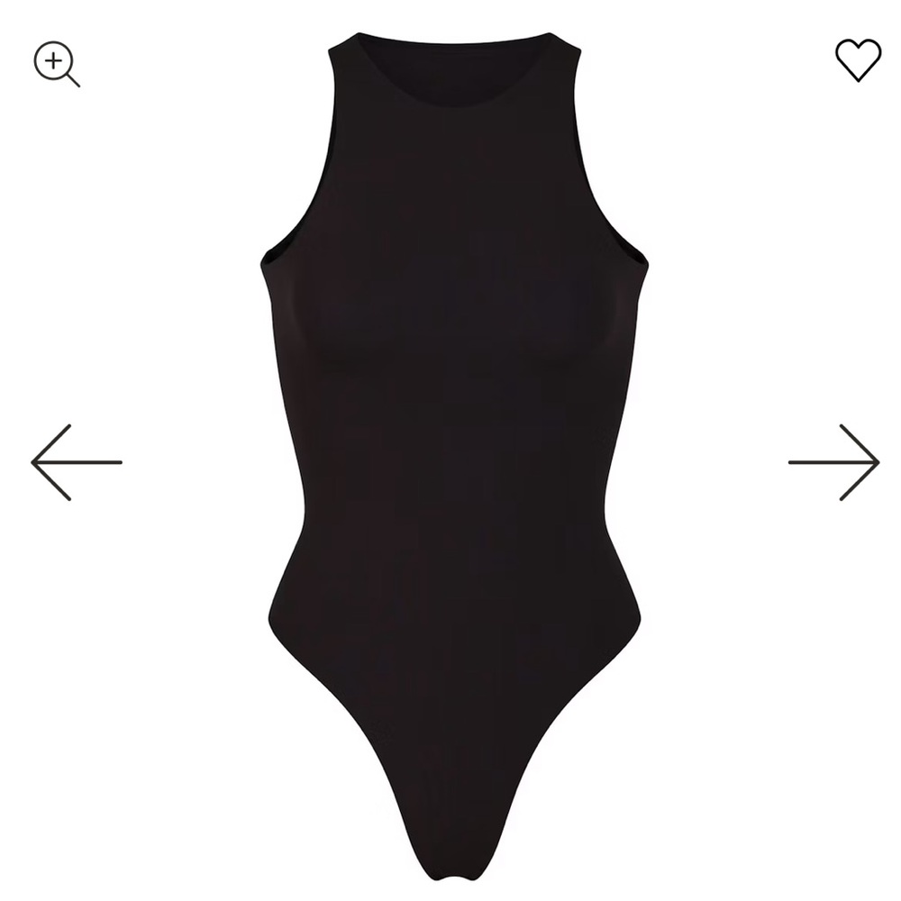 SKIMS Fits Everybody High Neck Purple Bodysuit